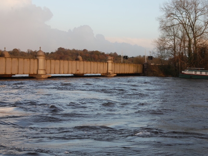 Rising waters at the Portumna Bridge - (Credit: Róisín Gordon)