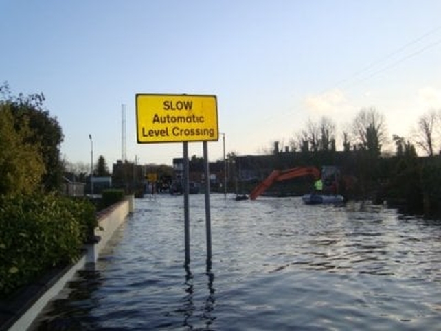 Ballinasloe, Co Galway badly hit by floods - (Credit: Maeve Larkin)