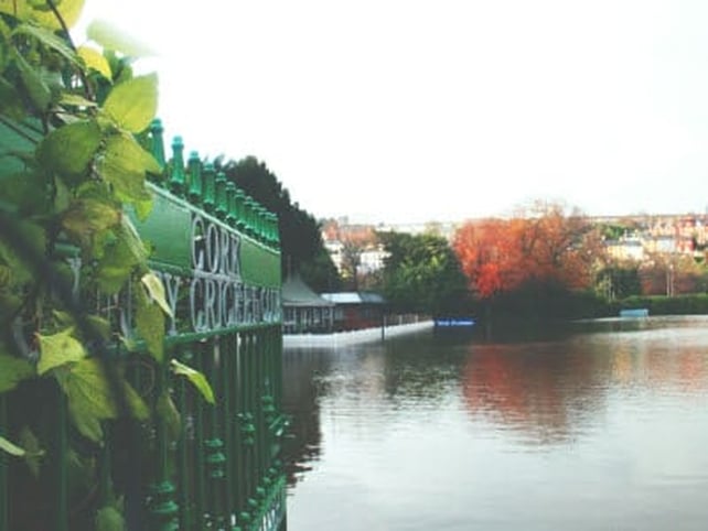 A submerged Cork County Cricket Club - (Credit: Michael Murphy)