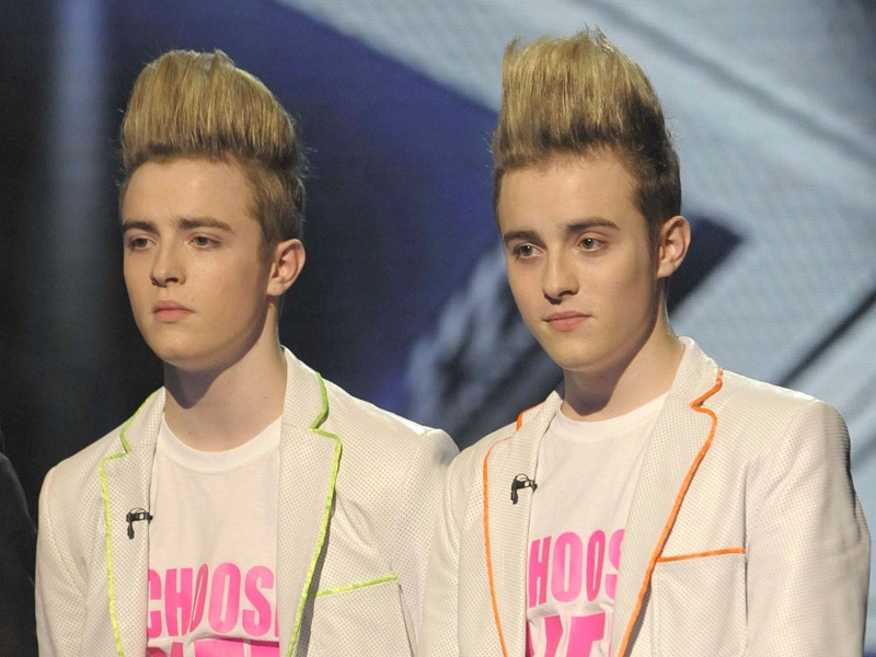 John and Edward - Voted out of The X Factor last night