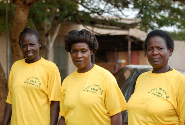 Aside from learning about beekeeping, the women learn other new skills at the association