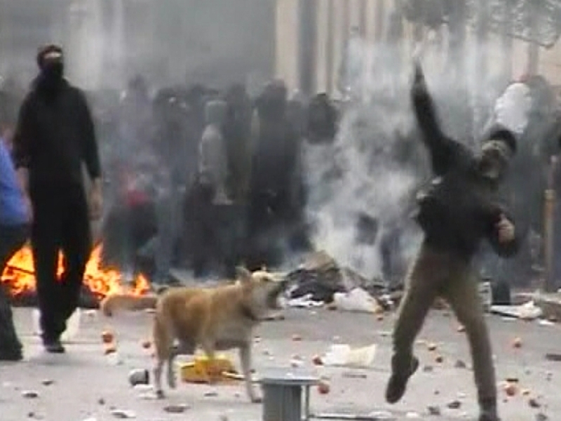 Athens - History of angry protests