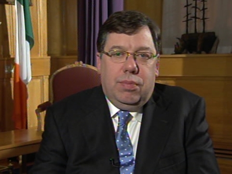 Brian Cowen - Country in better shape than 12 months ago