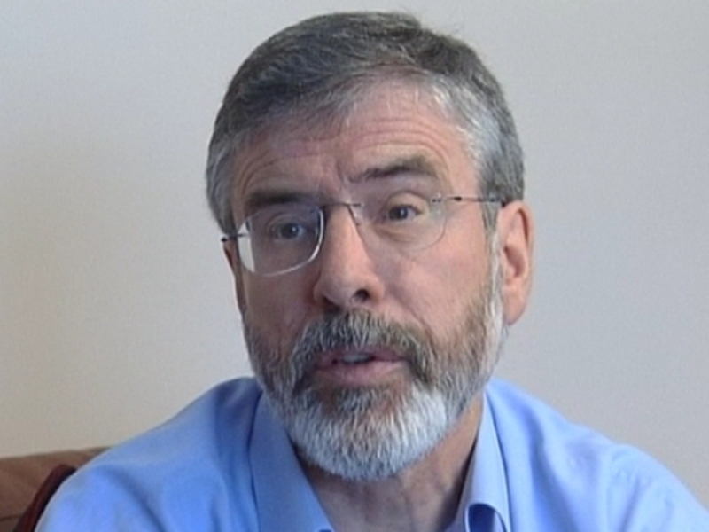 Gerry Adams - Threat by loyalist group