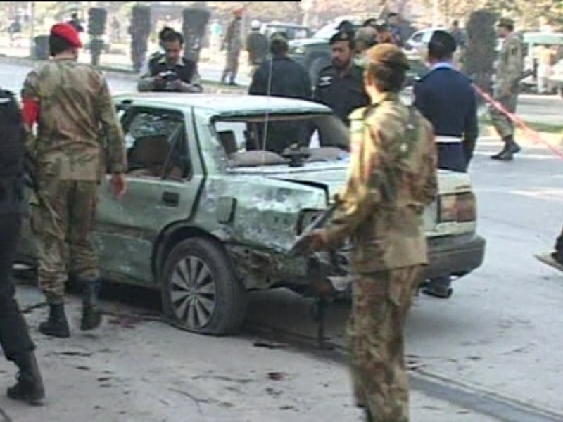 Peshawar - Suicide bomb attack