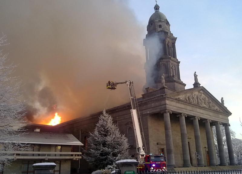 St Mel's Cathedral - Fire