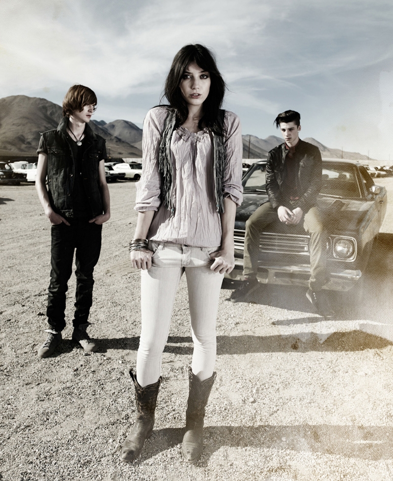 Daisy Lowe modelling for Esprit