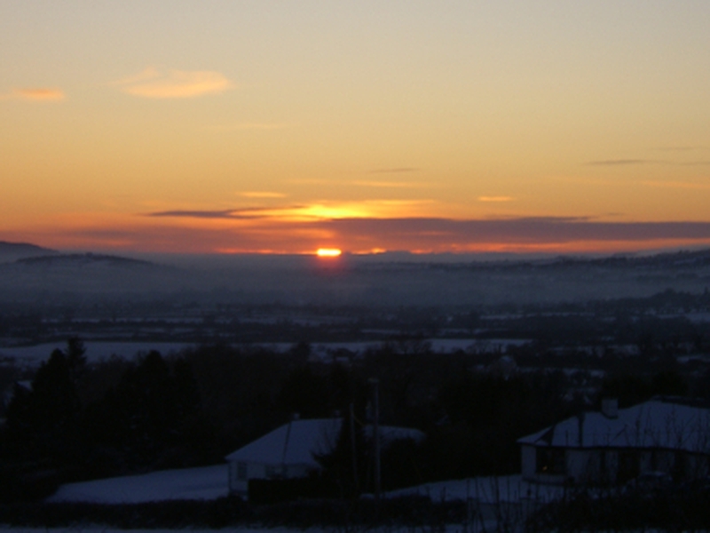 Tara - Cold sunset in Meath - (Pic: Sinead Kelly)