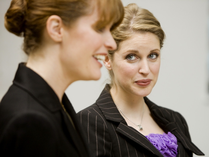 Huberman (with Your Bad Self co-star Justine Mitchell) - On The Café tonight at 7pm