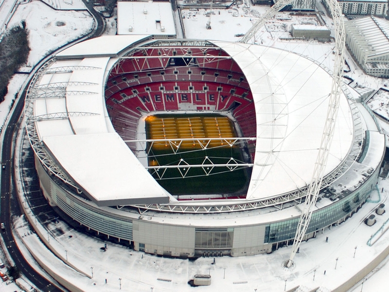 Wembley - Britain suffers worst winter in three decades