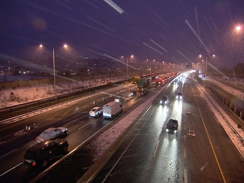Roads - Snowfall in Ulster and Leinster