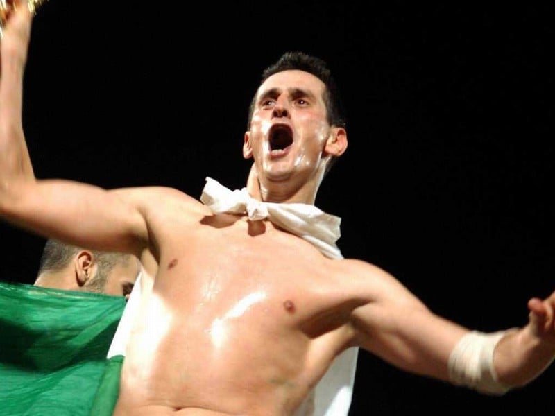 Rafik Halliche secured the win for Algeria