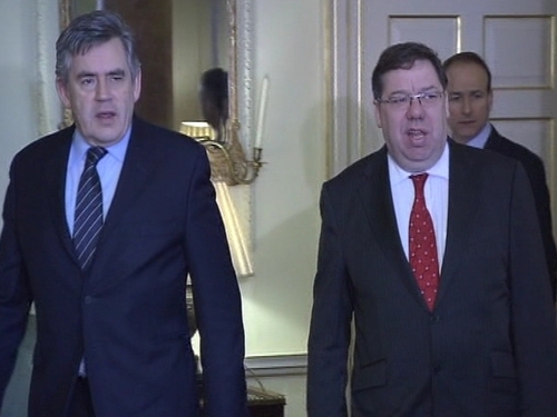 Brown &amp; Cowen - Talks on devolution