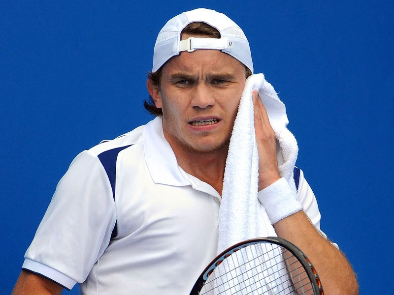 Louk Sorensen had chances in the second and third set but failed to take advantage