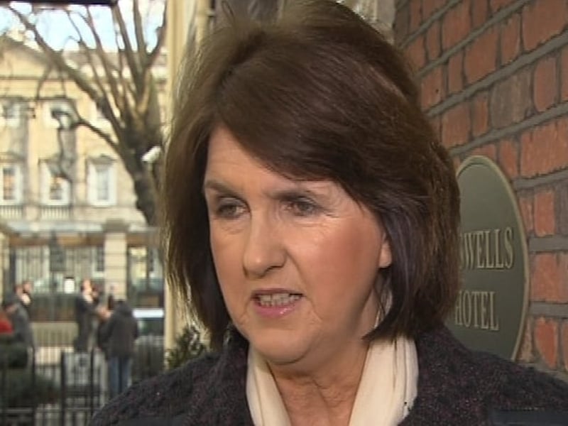 Joan Burton - Criticised the Government's bank strategy
