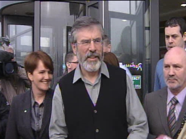 Gerry Adams - Called on DUP to change stance to power-sharing