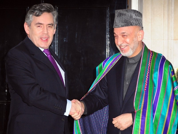 Brown &amp; Karzai - One-day conference in London