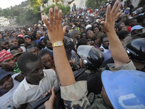 Haiti quake - New UN push on food