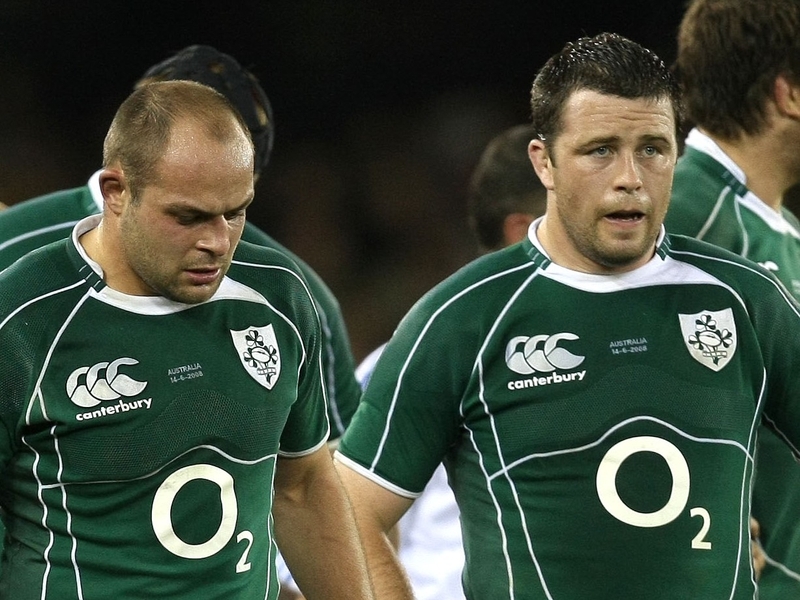 Rory Best and Marcus Horan
