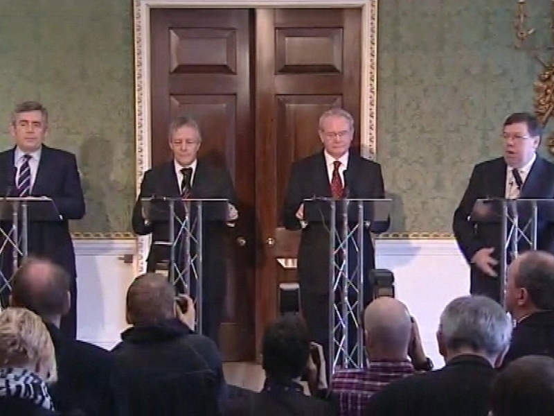 Hillsborough Castle - Leaders detail deal