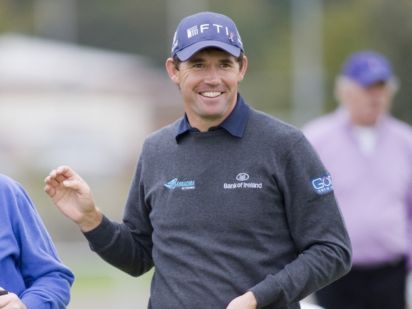 Padraig Harrington is in the hunt in the Pebble Beach Pro-Am