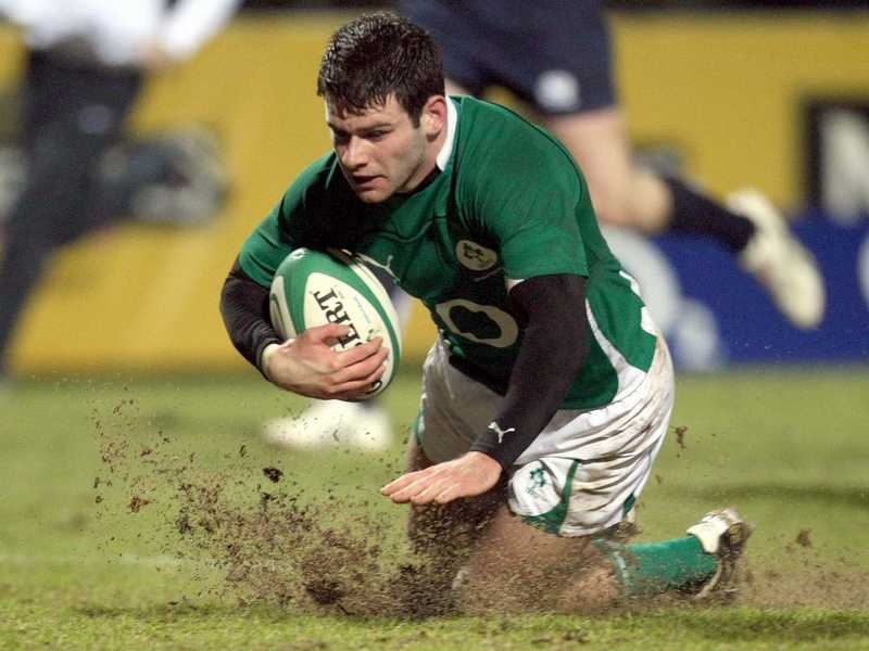 Fergus McFadden was among the Wolfhounds' try scorers