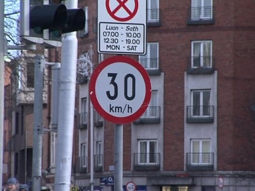 Dublin - City centre speed limit