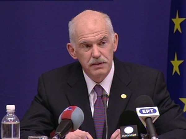George Papandreou - Cabinet meeting