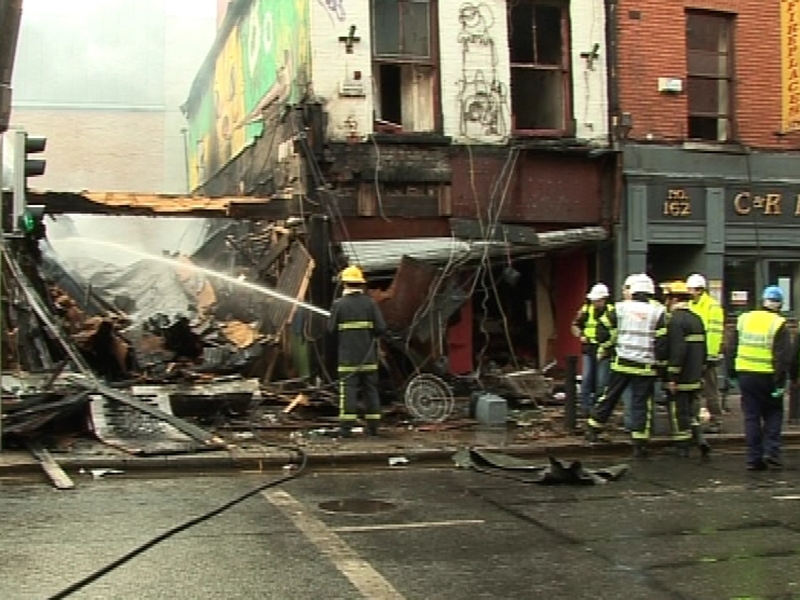 Capel Street - Shops destroyed