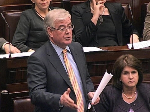 Eamon Gilmore - Accuses Taoiseach of 'protecting landlords''