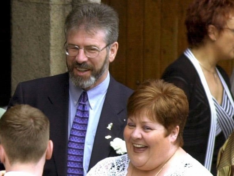Gerry Adams - Confirmed wife Colette has had treatment for cancer