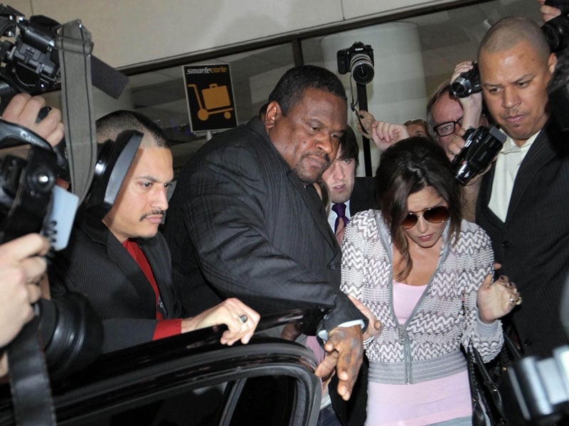 The paparazzi are out in force in LA