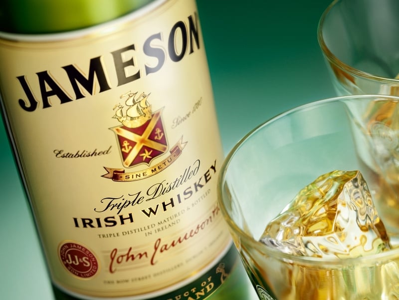 Jameson sales - Up 7% in value