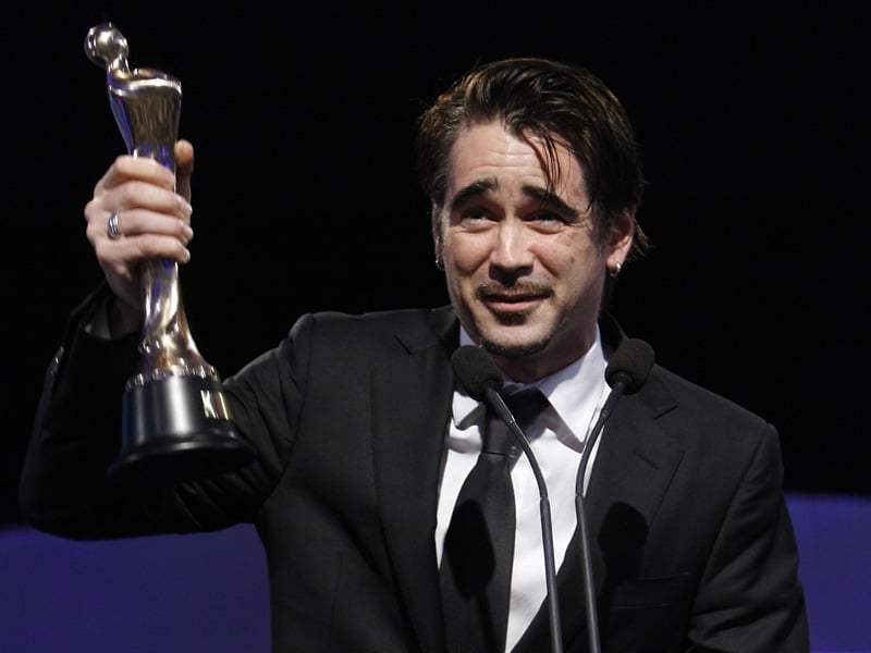 Colin Farrell - Claimed the award for Best Actor in a Lead Role in Film for Ondine