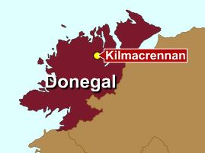 Kilmacrennan - Car struck a wall