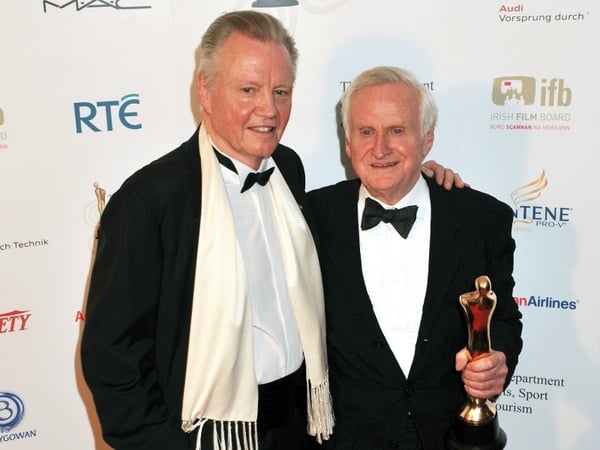 Jon Voight pictured with John Boorman on Saturday night