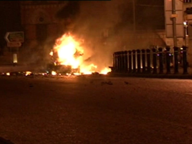 Newry - Blast outside courthouse