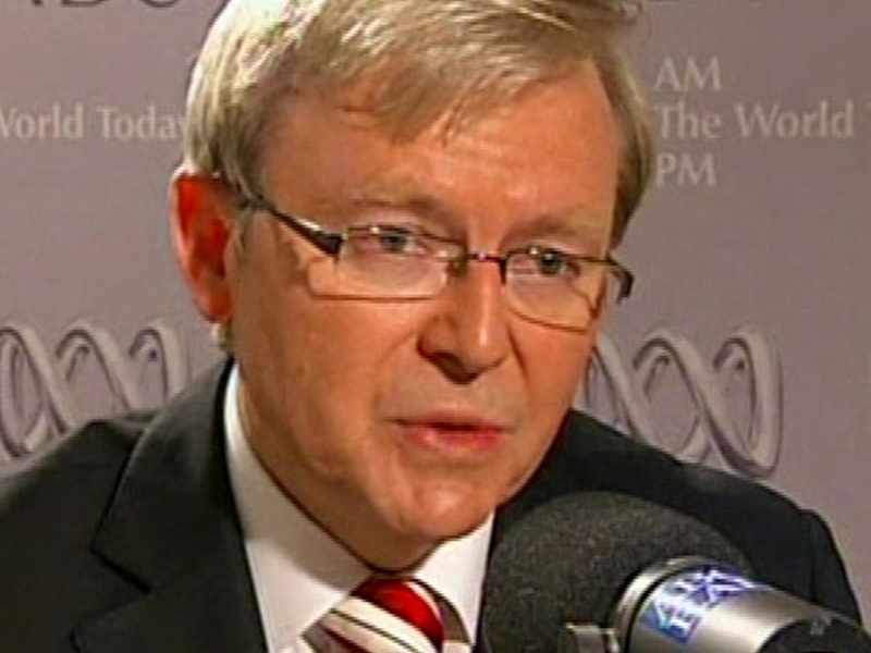 Kevin Rudd - Unhappy at forgery of Australian passports