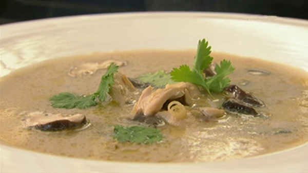 Chicken and Coconut Soup with Galangal