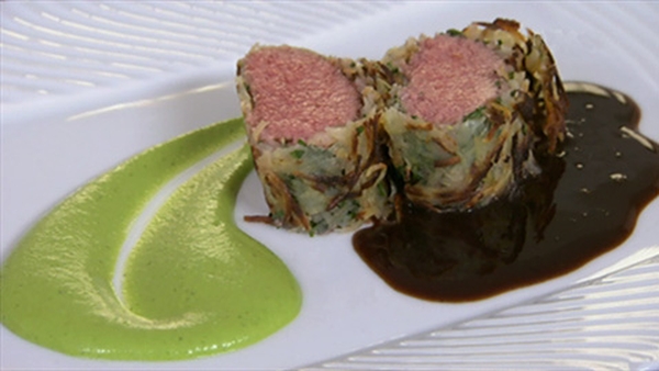 Loin of Lamb in Crisp Potato Crust