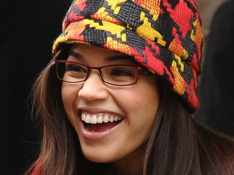 America Ferrera - flashes those pearly whites