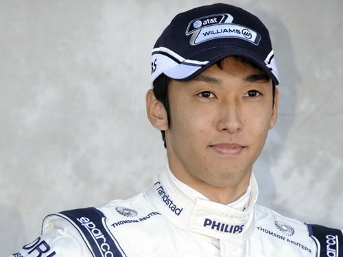 スポーツ選手 K.Nakajima 2009 Williams Driver Jacket Japanese Formula One test driver Kazuki Nakajima of Williams