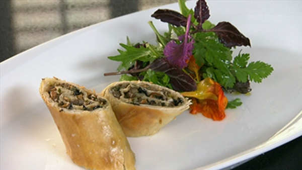 Wild Mushroom Strudel