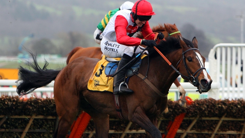 Celestial Halo ensured trainer Paul Nicholls won the Long Distance Hurdle for a fourth time in the last five years