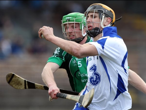 Waterford's Maurice Shanahan battles with Lorcan O'Dwyer of Limerick