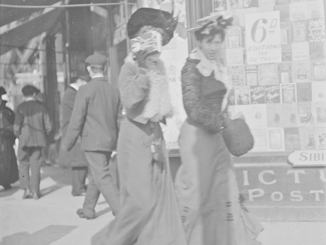 Woman with book. Photo taken by medical student JJ Clarke in 1905
