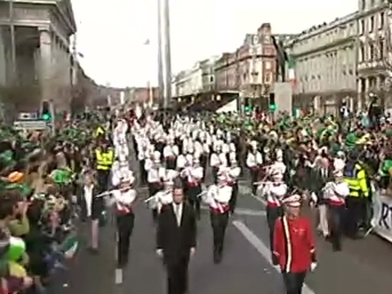 St Patrick's Day - Thousands lined Dublin streets
