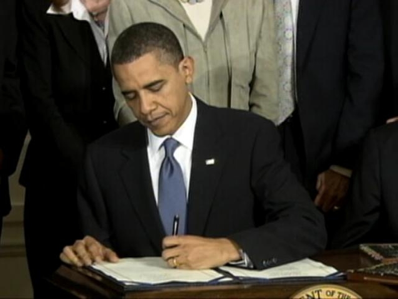 Barack Obama - Signed the bill into law on Tuesday