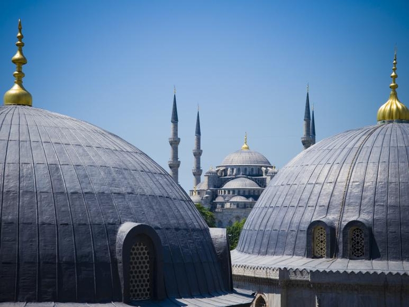 Blue Mosque - President visited the site earlier today