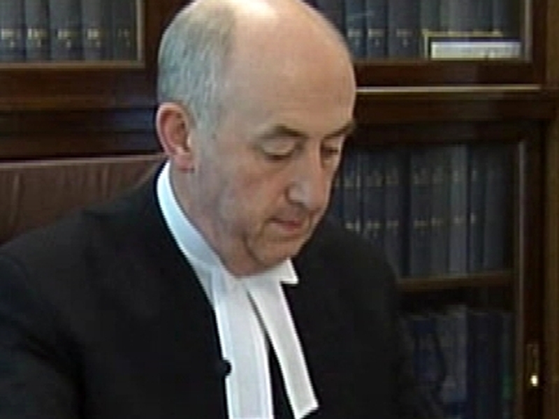 Mr Justice Peter Kelly - Anglo stance on documents 'incongruous'